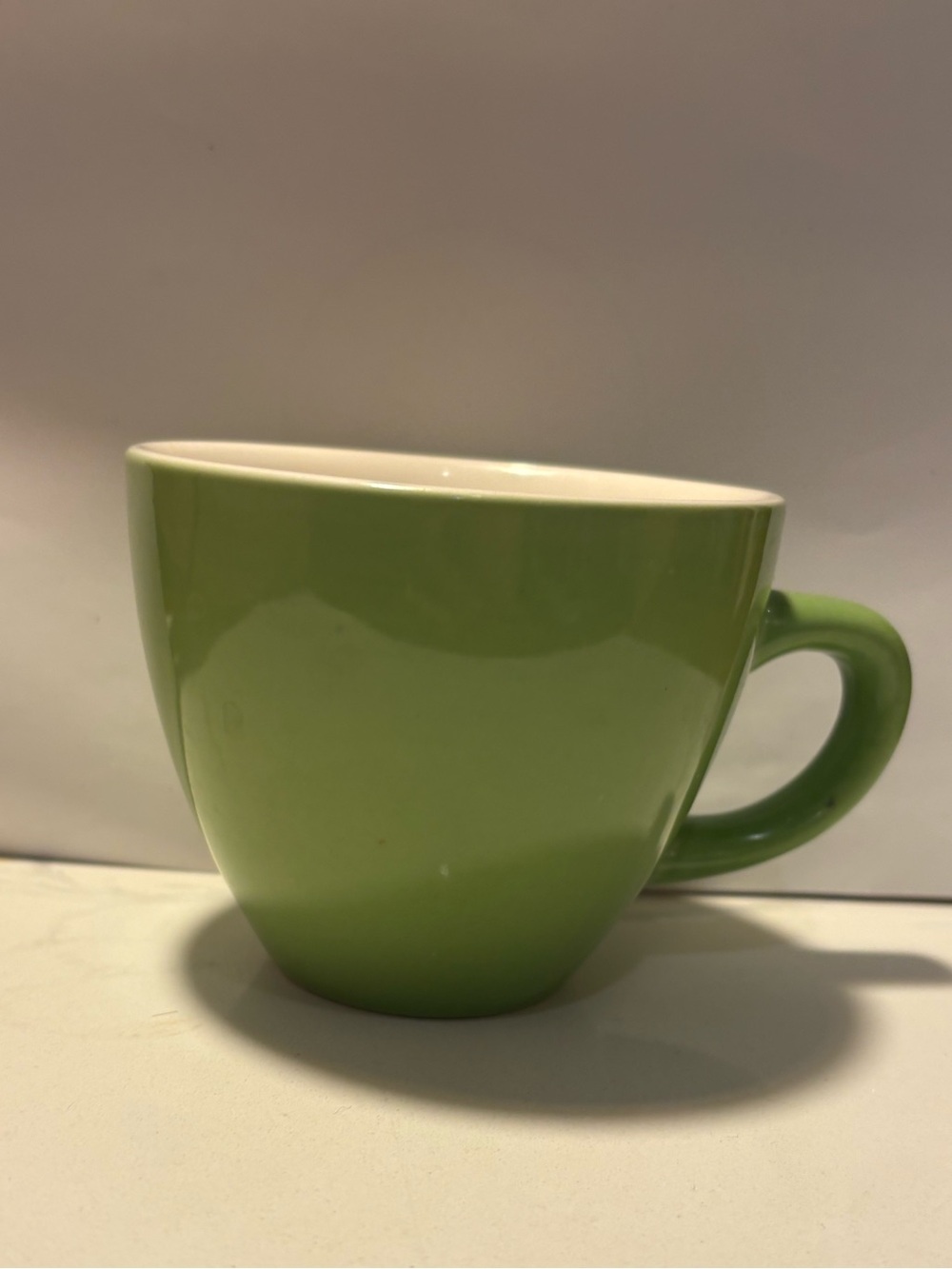 Green Ceramic Coffee Mug - Classic Everyday Cup